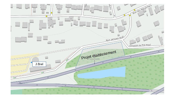 Terrain maintenant envisagé pour le centre OVE